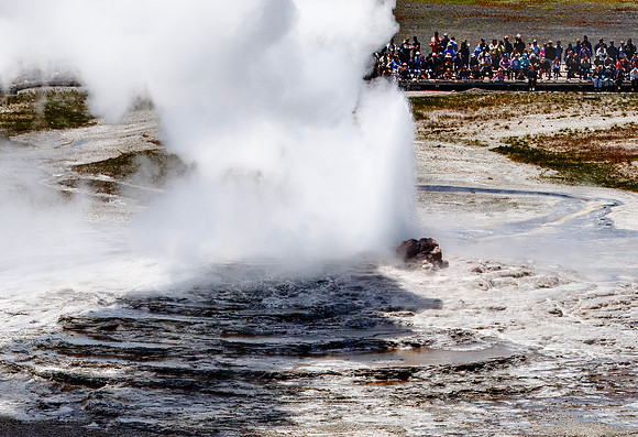 Old Faithful Geyser's terraces - UGB, Yellowstone - 2024