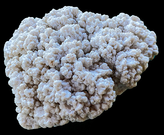 Close-up piece of geyserite from a geyser part of Junior Ranger Tent display - Yellowstone