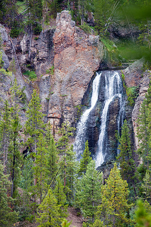 Crystal Falls - Cascade Creek - Yellowstone National Park