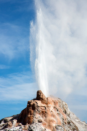 White Dome Geyser - Firehole Lake Drive
