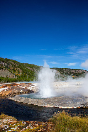 Cliff Geyser - Black Sand Basin - Yellowstone National Park