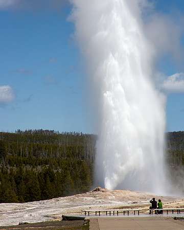 Old Faithful Geyser - Upper Geyser Basin - Yellowstone National Park