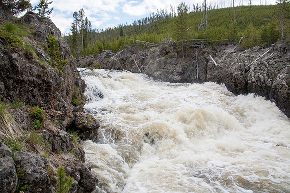 Cascades of the Firehole on the Firehole River - Yellowstone National Park