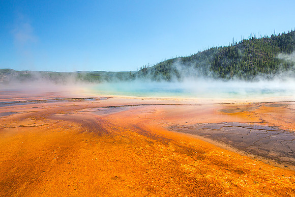 Grand Prismatic Spring - Midway Geyser Basin - Yellowstone National Park
