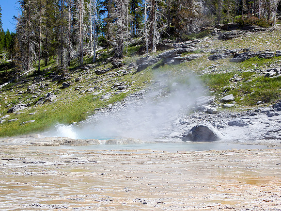 Turban Geyser- Upper Geyser Basin - Yellowstone National Park