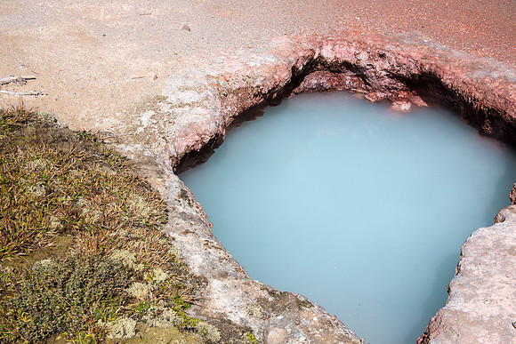 Paintpot - Artist Paintpot showing why the area got it name - Yellowstone National Park