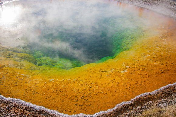 Morning Glory Pool - Upper Geyser Basin - Yellowstone National Park