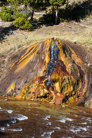 Chocolate Pots - Gibbon Geyser Basin - Yellowstone National Park
