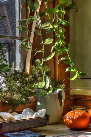 Country kitchen waiting for suppertime