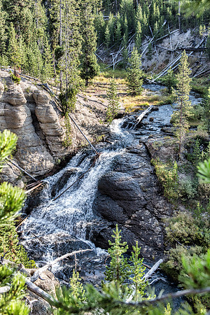 Little Gibbon Falls - Yellowstone National Park