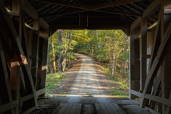 Into what is to come - Marshall Bridge, Parke County, Indiana