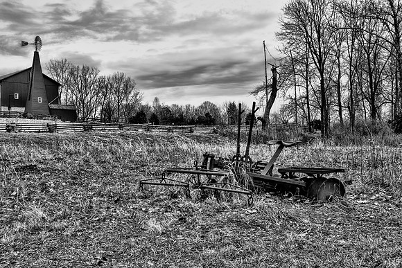 Day 7 - Farm plow waiting for it's day in the sun