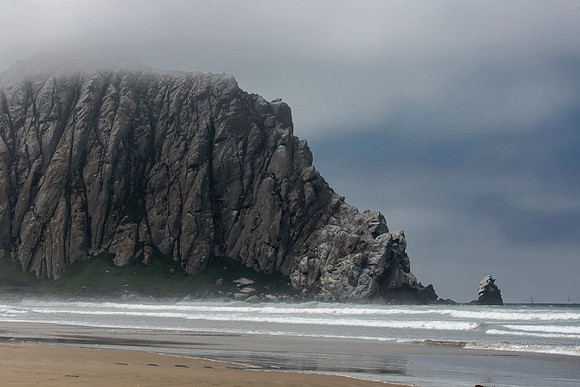 Morro Rock at Morro Beach, California