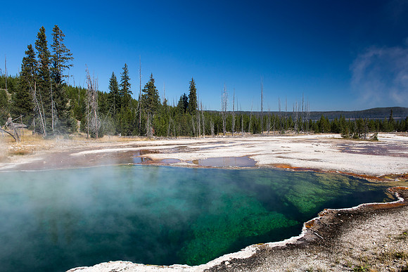 West Thumb Geyser Basin's Abyss Pool