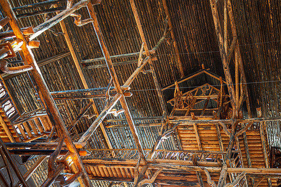 Crow's nest inside Old Faithful Inn - 2012