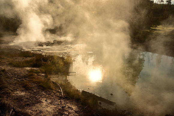 Frying Pan Spring - Yellowstone National Park