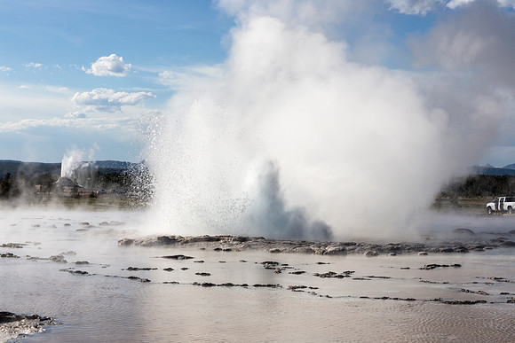 Great Foundation Geyser and White Dome Geyser