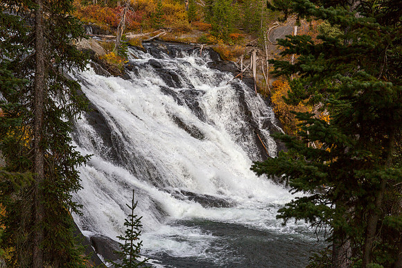 Lewis Falls in the Fall time