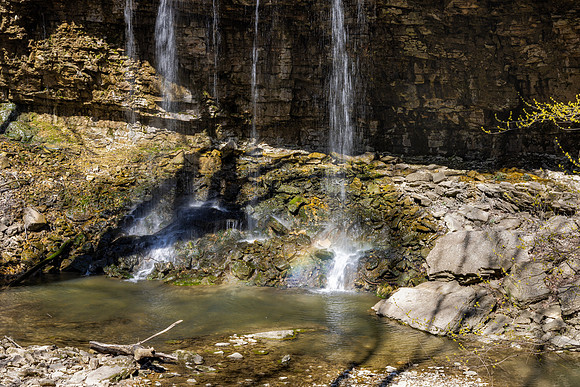 Plunge pool of Charleston Falls - Ohio - 2023